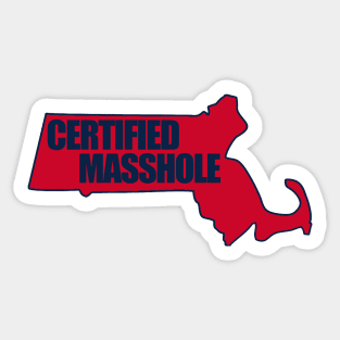 Certified Masshole Sticker